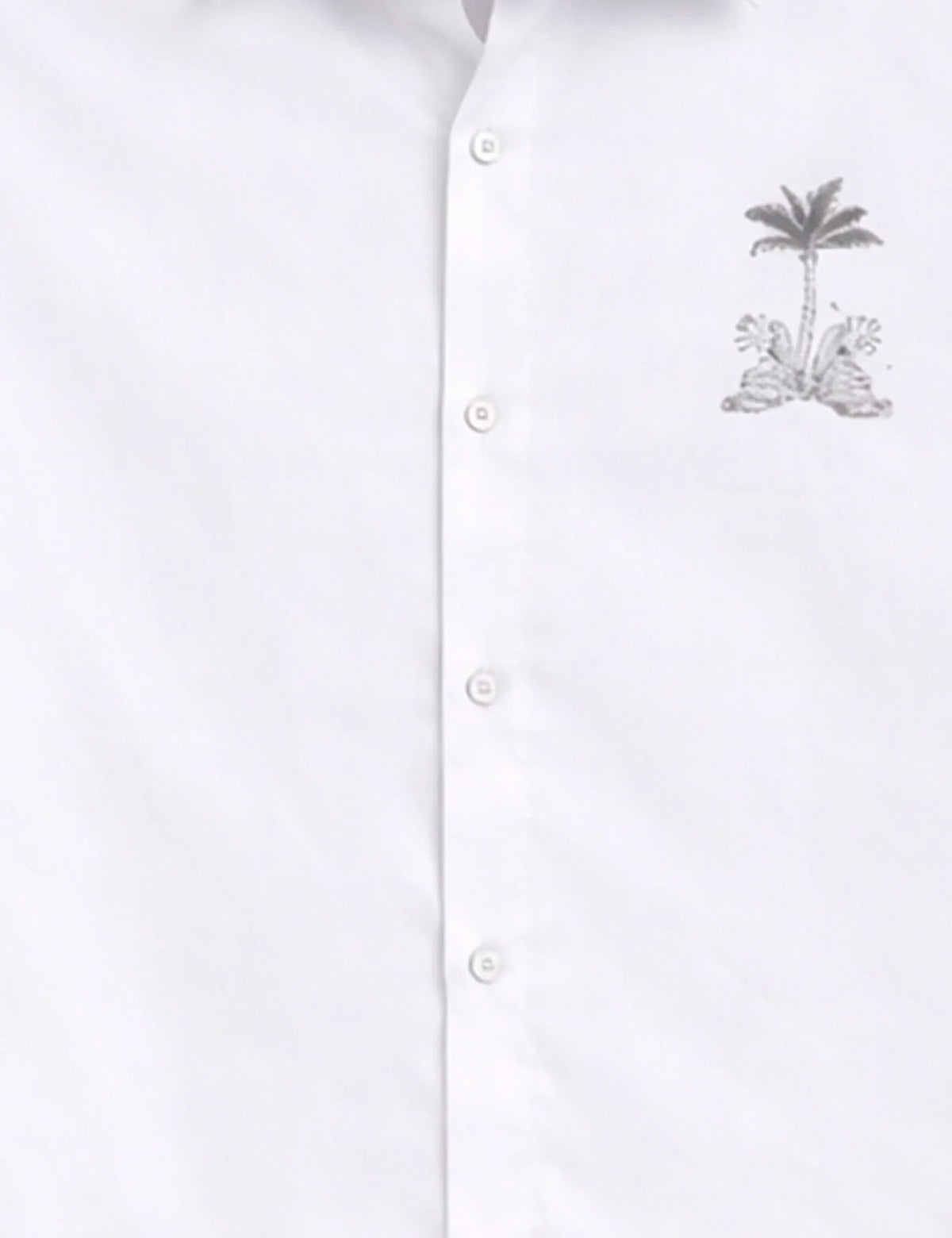 Bottom Grass Printed Men's Shirt - XPST