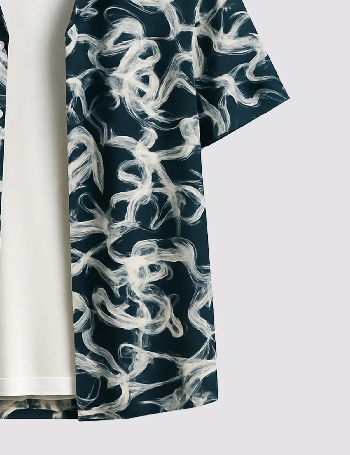Navy Blue Smokey Men's Shirt - XPST